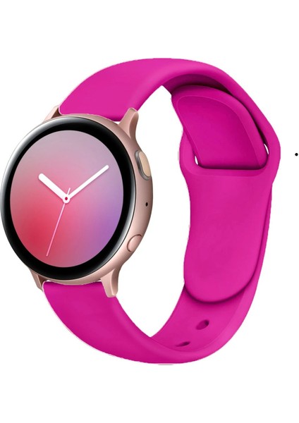 Samsung Galaxy Watch 4 5 6 7 Fe 40 40 44 Classic 42 43 46 47 mm Uyumlu 20MM Jel Silikon Kordon