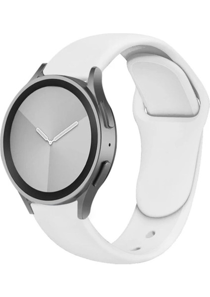 Samsung Galaxy Watch 4 5 6 7 Fe 40 40 44 Classic 42 43 46 47 mm Uyumlu 20MM Jel Silikon Kordon