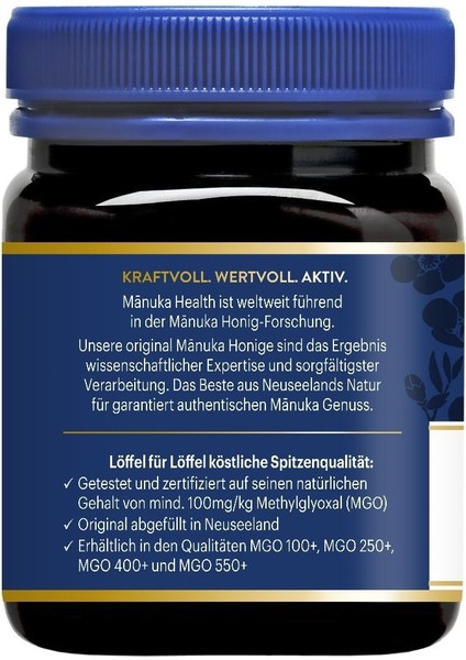 Manuka Balı 100 Mgo 250 gr Yeni Zelanda modelleri
