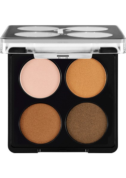 Color Palette Ince Yapılı & Mat Bitişli/ışıltılı 4'lü Göz Farı Paleti