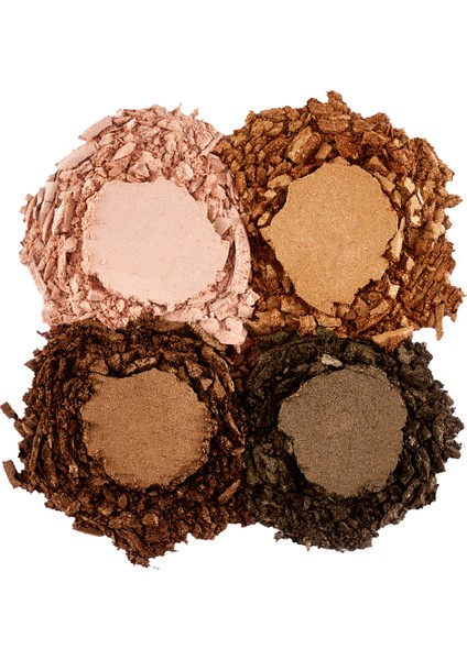 Color Palette Ince Yapılı & Mat Bitişli/ışıltılı 4'lü Göz Farı Paleti