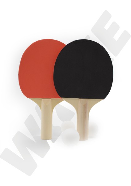 Masa Tenisi Seti - 2 Masa Tenisi Raketi + 3 Pinpon Topu
