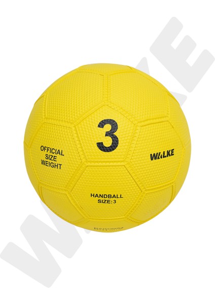 Premium 3 Numara Kauçuk Hentbol Topu Pompa Hediyeli