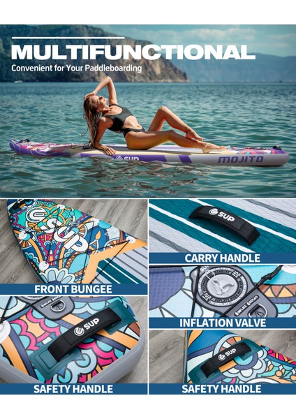 Suplimanı 350X81X15 Supboard Paddle Board Şişme Sörf Tahtası Tam Set Sup Board