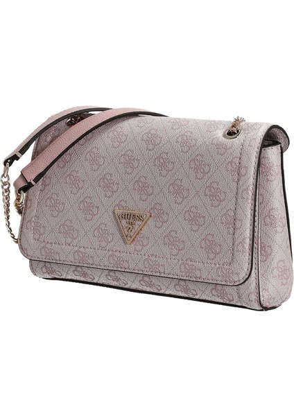 Kadın Pembe Noelle Dönüştürülebilir Flap Crossbody Çan
