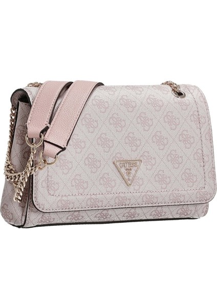 Kadın Pembe Noelle Dönüştürülebilir Flap Crossbody Çan