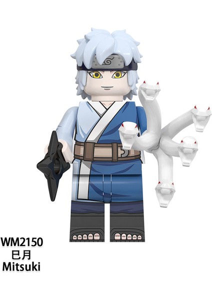 Naruto Yapı Taşları Minifigure Küçük Parçacık Takılabilir Bebek Oyuncak Çantası (Yurt Dışından)