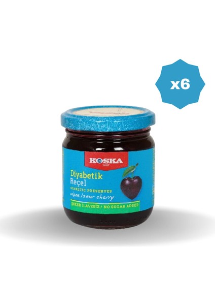 Vişne Reçeli 240 gr - (6 Adet)