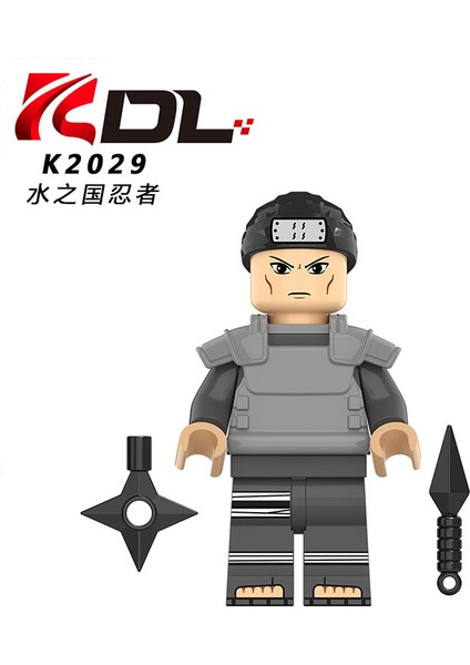 Naruto Yapı Taşları Minifigure Küçük Parçacık Takılabilir Bebek Oyuncak Çantası (Yurt Dışından)
