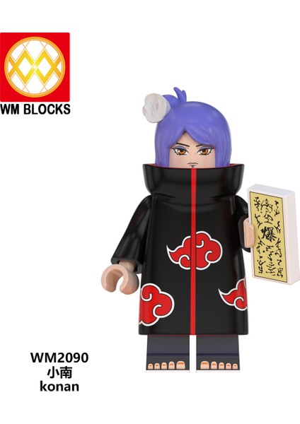 Naruto Yapı Taşları Minifigure Küçük Parçacık Takılabilir Bebek Oyuncak Çantası (Yurt Dışından)