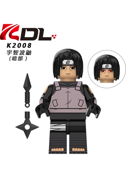 Naruto Yapı Taşları Minifigure Küçük Parçacık Takılabilir Bebek Oyuncak Çantası (Yurt Dışından)
