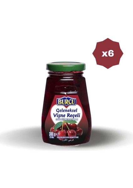 Vişne Reçeli 380 gr - (6 Adet)