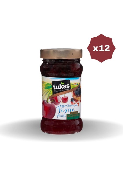 Vişne Reçeli 380 gr - (12 Adet)
