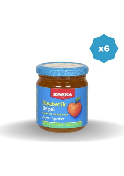 Kayısı Reçeli 240 gr - (6 Adet)
