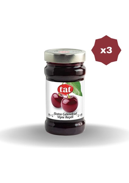 Vişne Reçeli 380 gr - (3 Adet)