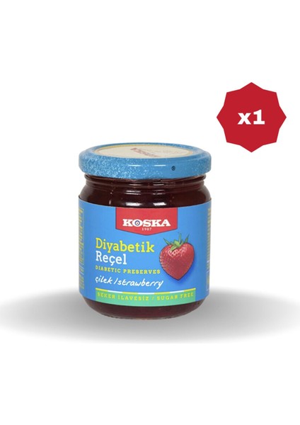 Çilek Reçeli 240 gr - (1 Adet)