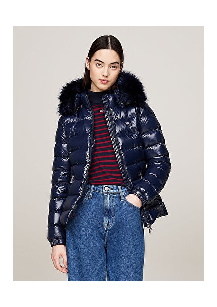 Kadın Tjw Tonal Kapüşonlu Puffer Ceket