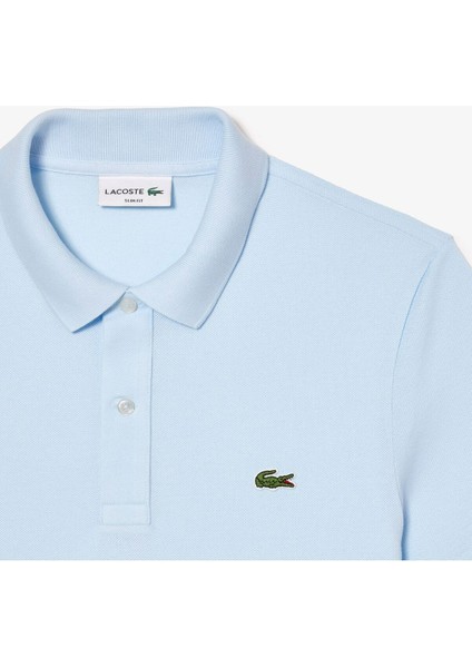 Erkek Regular Fit Açık Mavi Polo Yaka T-Shirt