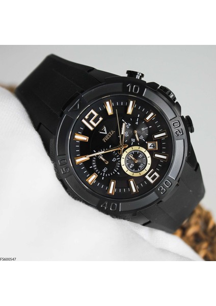 FS600547 Silikon Kordonlu Erkek Kol Saati modelleri