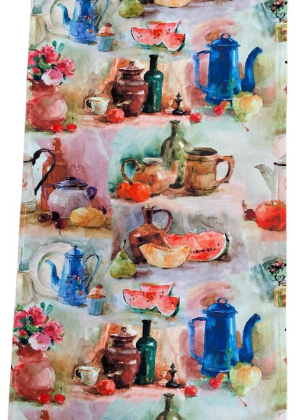 Vintage Natürmort Desenli Runner 44 x 148 cm fiyatları