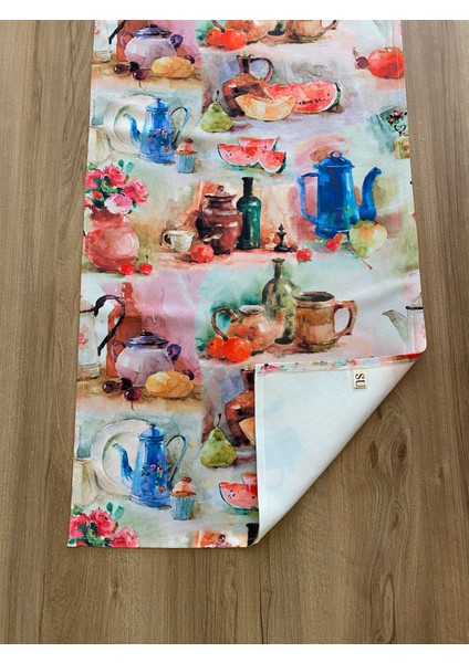 Vintage Natürmort Desenli Runner 44 x 148 cm fırsatları