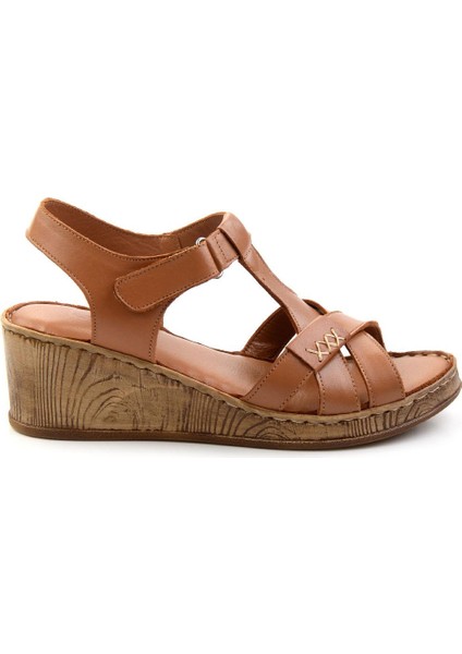 Bej Leather Kadın Sandalet K05552006003