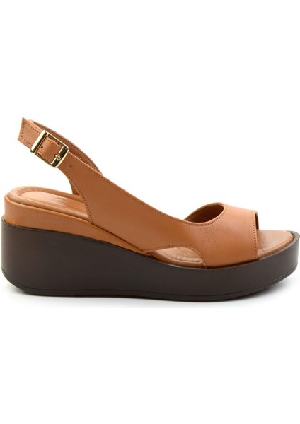 Siyah Leather Kadın Sandalet K05359032503