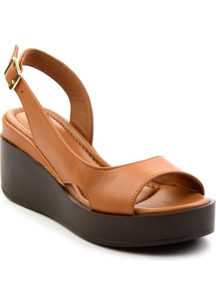 Siyah Leather Kadın Sandalet K05359032503