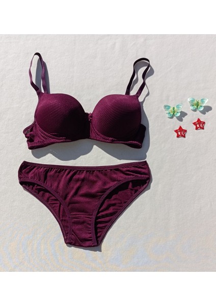 Fitilli Dolgulu Sütyen ve Külot Iç Çamaşır Takımı fırsatları