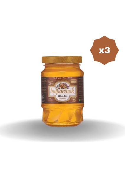 Yayla Ova Süzme Çiçek Balı 225 gr - (3 Adet)
