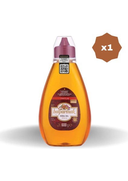 Yayla Ova Süzme Çiçek Balı Çıt Kapak 600 gr - (1 Adet)
