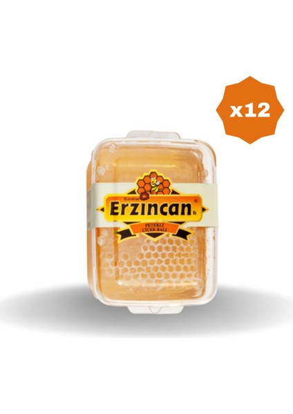 Petekli Bal 700 gr - (12 Adet)