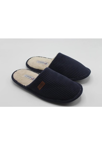 Erkek Sessiz ve Kaydırmaz Taban, Sıcak,mevsimlik, Içi Peluş, Fitilli Kadife Çanak Terlik fiyatları