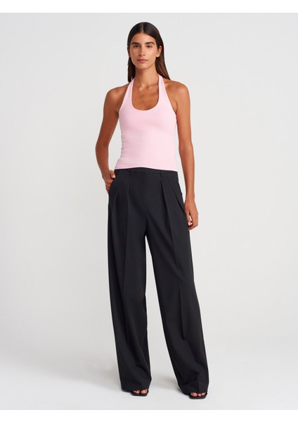 21052 Halter Yaka Top-Toz Pembe fırsatları