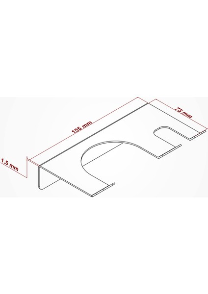 Metal Fön Makinesi Tutacağı Siyah Dekoratif Modern Saç Kurutma Makinesi Tutacağı Askılıklı modelleri