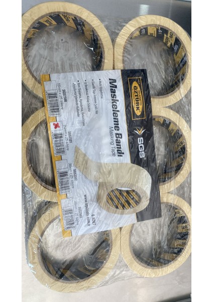Maskeleme Bandı 24 mmx25 m - sgs2501 ( 1 Adet )