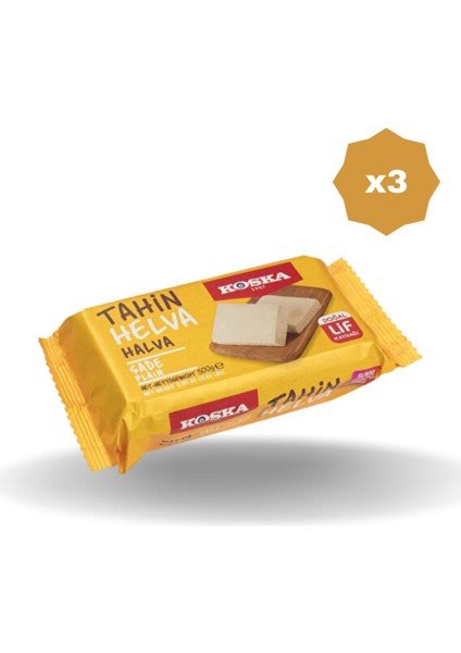 Sade Helva 500 Gr. - (3 Adet)