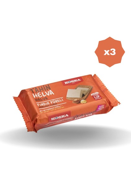 Fındık Püreli Helva 200 gr - (3 Adet)