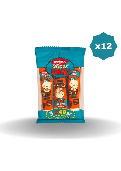 Tahin Pekmez Tüp Süper Ikili 3X40 gr - (12 Adet)