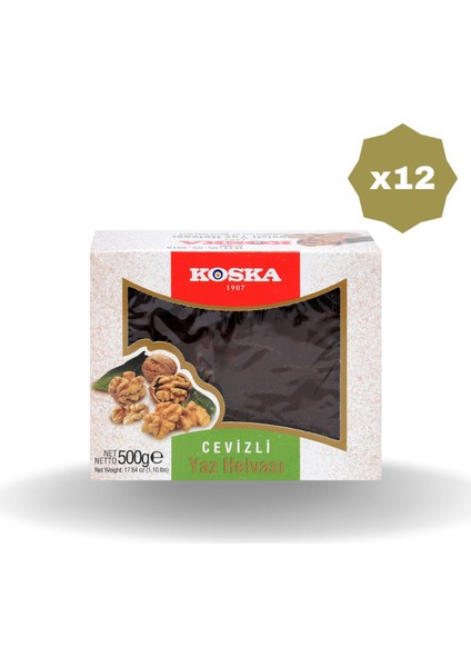Cevizli Helva 500 gr - (12 Adet)