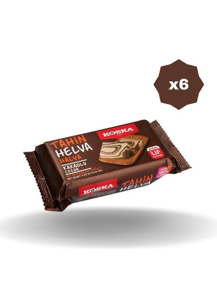 Kakaolu Helva 200 gr - (6 Adet)