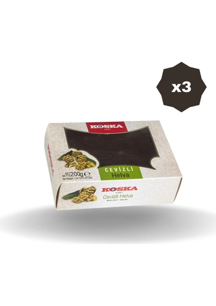 Cevizli Helva 200 gr - (3 Adet)