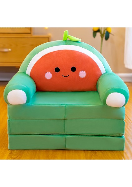 Sevimli Çizgi Film Çocuk Üçlü Katlanır Kanepe Anaokulu Bebek Koltuğu (Yurt Dışından)