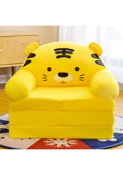 Sevimli Çizgi Film Çocuk Üçlü Katlanır Kanepe Anaokulu Bebek Koltuğu (Yurt Dışından)