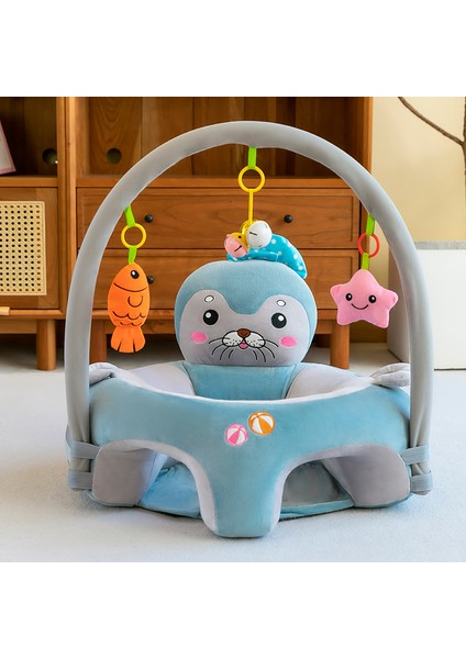 Sevimli Çizgi Bebek Oturmayı Öğreniyor Bebek Küçük Kanepe Düşmeyi Önleyici Kaymaz (Yurt Dışından)