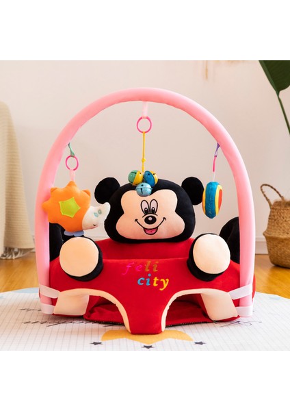 Sevimli Çizgi Bebek Oturmayı Öğreniyor Bebek Küçük Kanepe Düşmeyi Önleyici Kaymaz (Yurt Dışından)