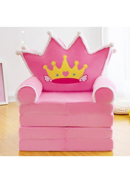 4 Katmanlı Çocuk Katlanır Peluş Çizgi Film Kanepe Çıkarılabilir, Yıkanabilir ve Açılabilir (Yurt Dışından)