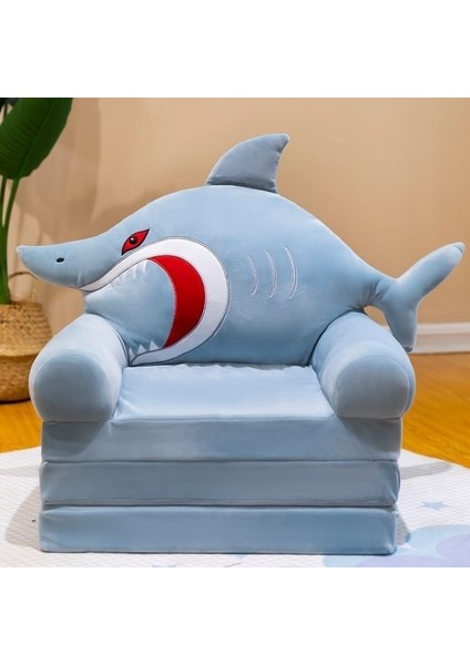 4 Katmanlı Çocuk Katlanır Peluş Çizgi Film Kanepe Çıkarılabilir ve Yıkanabilir ve Açılabilir (Yurt Dışından)