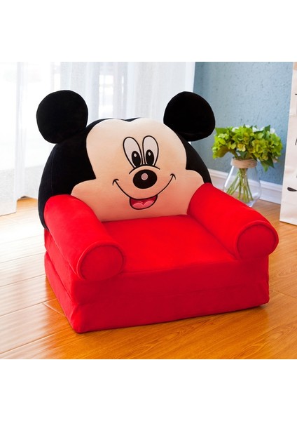 3 Katmanlı Çocuk Katlanır Peluş Çizgi Film Kanepe Çıkarılabilir, Yıkanabilir ve Açılabilir (Yurt Dışından)