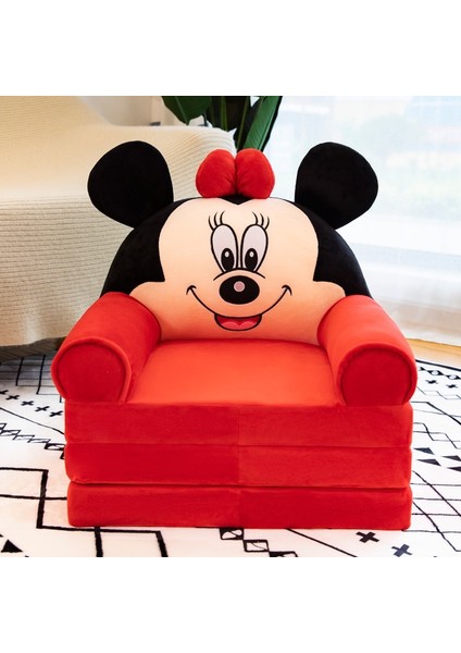 2 Katlı Çocuk Katlanır Peluş Çizgi Film Kanepe Çıkarılabilir ve Yıkanabilir Katlanabilir (Yurt Dışından)